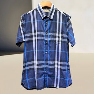 Burberry Plaid Short-Sleeve Shirt